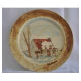 Lg. Hubert du Roscoat QC House Ceramic Plate