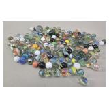 Vintage Machine-Made Glass Marble Collection
