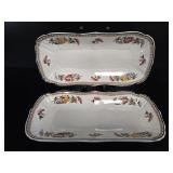 Pair of Wood & Sons 'Indian Tree' Platters