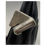 VTG Signed Anne Marie Chagnon Brutalist Ring