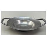 Antique German Pewter Porringer by J.F. Zinn