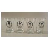 4 John H.R. Molson & Bros. Anchor Glasses