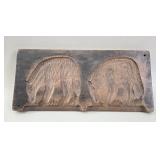 19th-Century  Carved Wood Springerle Mold