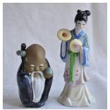 Hanfu Band Oriental Porcelain Figurine Cymbals