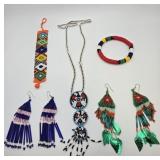 Assorted Indigenous Style Beadwork Collection