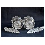 VTG LE Smith Glass Art Deco Perfume Bottle