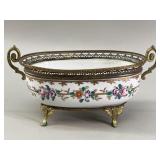 Antique French Porcelain & Gilt Bronze Centerpiece