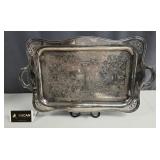 Wm. A. Rogers Silver Plate Butler's Serving Tray