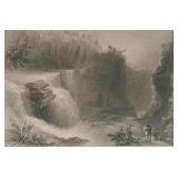 W.H. Bartlett Trenton Falls Engraving 1837