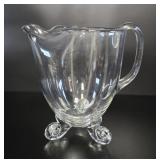 Barski Footed Glass Pitcher