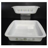 Retro Fire-King & Glasbake Vintage Baking Pans