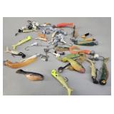 Vintage Assorted Jig Head & Soft Plastic Fishing