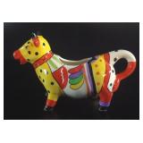 Hand Painted Ceramic Cow Creamer