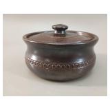 Bendigo Pottery Ken Campbell Stoneware Lidded Dish