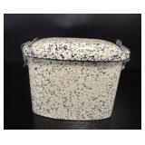 Faccotine Splatter Enamelware 'Gamelle' Lunch Box