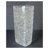 MCM Sklo Union Peceny 'Lila' Glass Vase 1970s