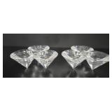 2 Pair of PartyLite Inverted Cone Votive Holders