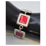 Jackie Spector Modernist Bracelet vtg