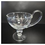 Pedestal Glass Gravy Boat / Sauce Dish
