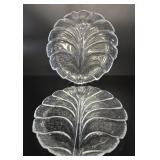 Orrefors 'Eden' Crystal Serving Plates