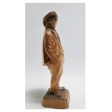 Quebec Folk Art Detailed Carved Wood Figure