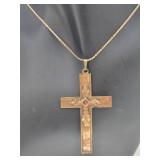 GF Cross Necklace vtg