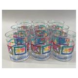 Leahy Designs Acrylic Lowball Tumblers - 9 Pcs