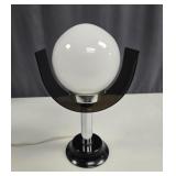 Mid-Century Space Age Crescent Globe Table Lamp