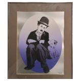 Charlie Chaplin Serigraphie - Guy Lacoste