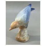 Spaulding Glazed Ceramic Bluebird Figurine 1940s