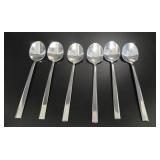 6 Swiss Airlines ' Sola' Tea Spoons