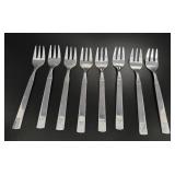 8 American Airlines 1st Class Forks vtg