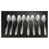 8 VIA Rail Canada Tea Spoons