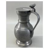 Antique Continental Pewter Flagon