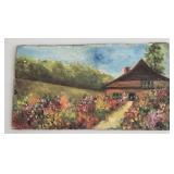 1934 K. Goldberg Signed Oil Landscape Painting