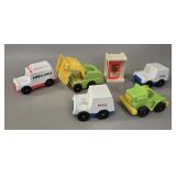 Fisher-Price Little People Vehicle Lot (1970s)