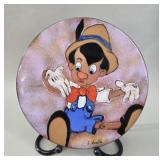 F. Monette Pinocchio Enamel on Copper Plate