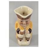 Tony Wood Staffordshire Toby Jug Creamer vtg