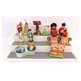 Rare Japanese Porcelain Salt & Pepper Shakers