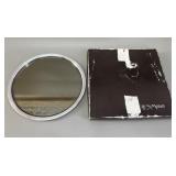 St. Mï¿½dard Round Silvered Mirror with Box