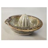 Studio Pottery Ceramic Citrus Juicer Reamer
