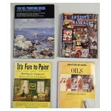 Vintage Oil Painting & Art Instruction Book Lot