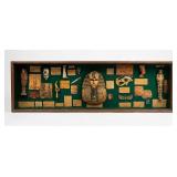 Large Egyptian Revival Shadow Box Display Case