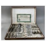 Antique Federal Silver Plated Cutlery for 6 in