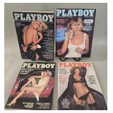Playboy Magazine Lot of 4 (1977ï¿½1978)