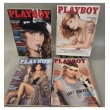 Playboy Magazine 1982 Lot of 4 Issues