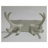 Cast Iron Faux Wood Antler Wall Hook