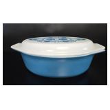 Pyrex Horizon Blue 2.5-Quart Oval Casserole Dish