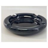 Indian Glass Tiara Black Amethyst Ashtray