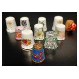 Floral Thimble Collection - 10 Pcs